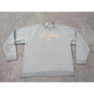 Texas Longhorns Pullover Sweatshirt Mens‎ XL NCAA Red Oak Gray